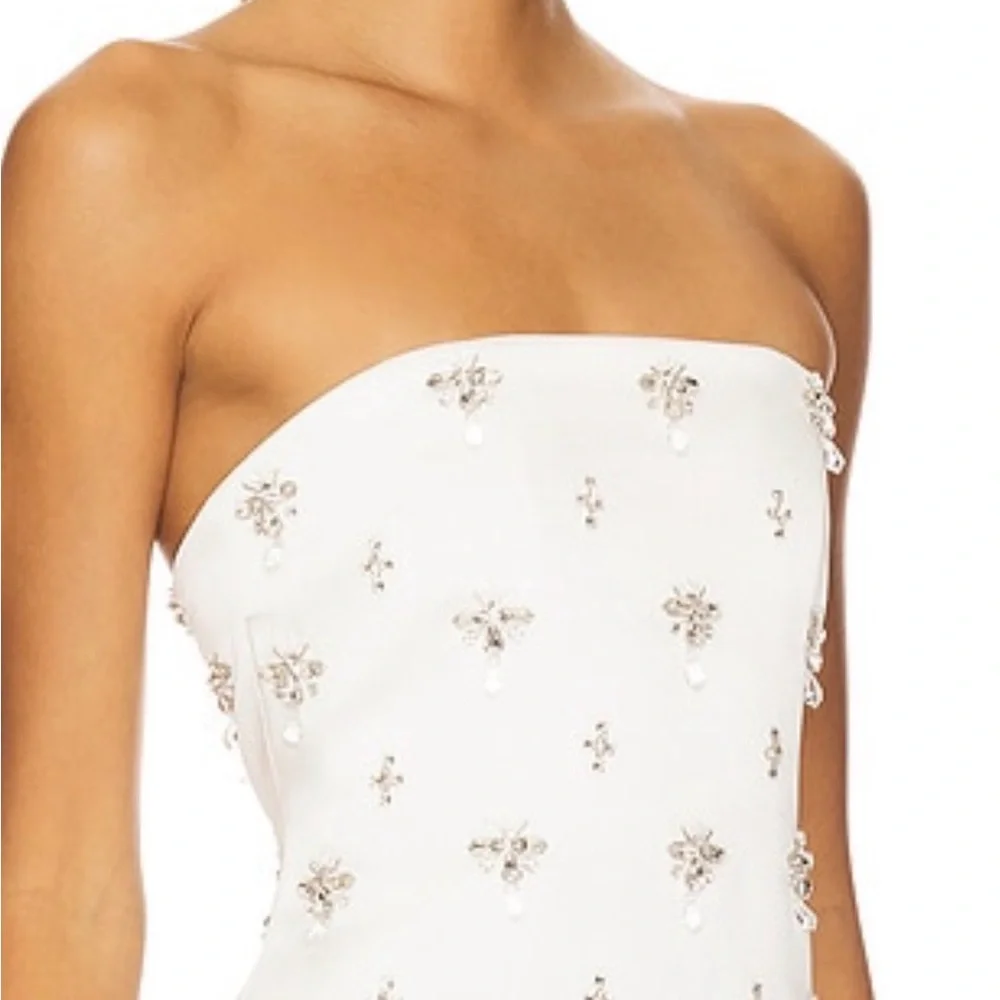 Retrofete White Strapless Dress - Picture 8 of 14